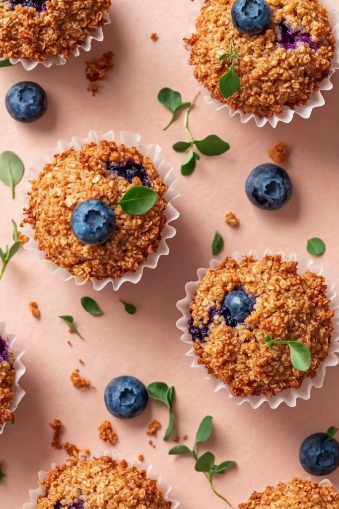 Blueberry Cottage Cheese Muffins