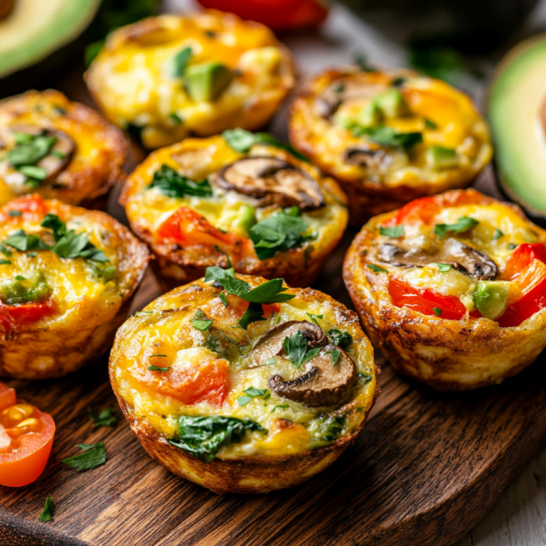 Quick and Healthy Breakfast Egg Muffins Recipe – Perfect for Meal Prep, Packed with Protein, and Customizable with Your Favorite Veggies